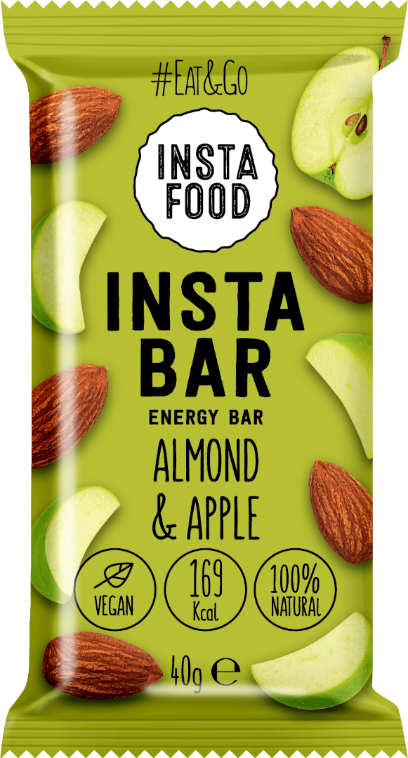 Батончик INSTA BAR Мигдаль Яблуко