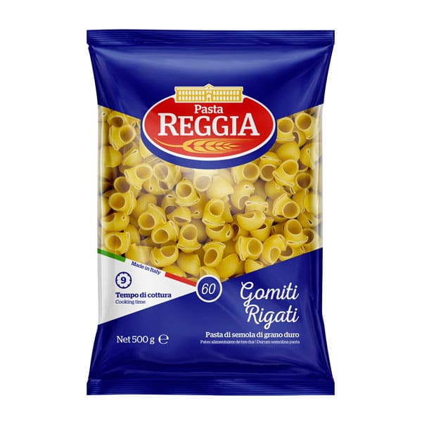 Pasta REGGIA 60.Gomiti Rigati