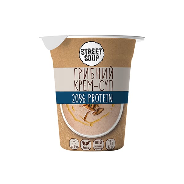 Крем-Суп STREET SOUP Грибний, стакан