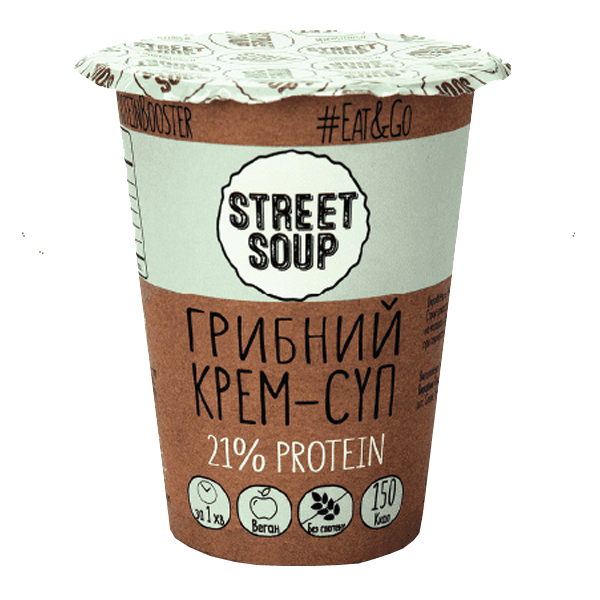 Крем-Суп STREET SOUP Грибний, стакан