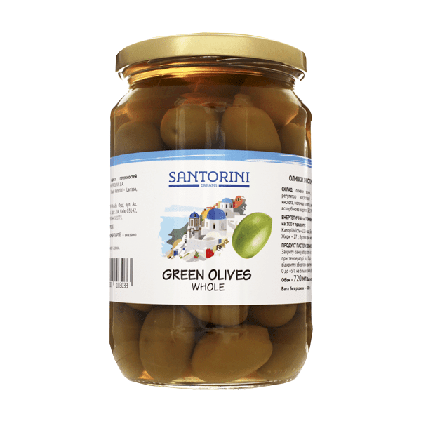 Green olives SANTORINI whole