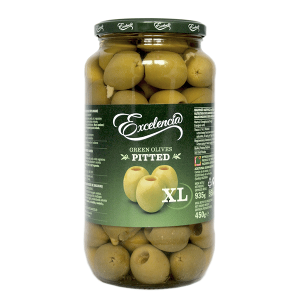 Green olives Gordal Exelencia pitted