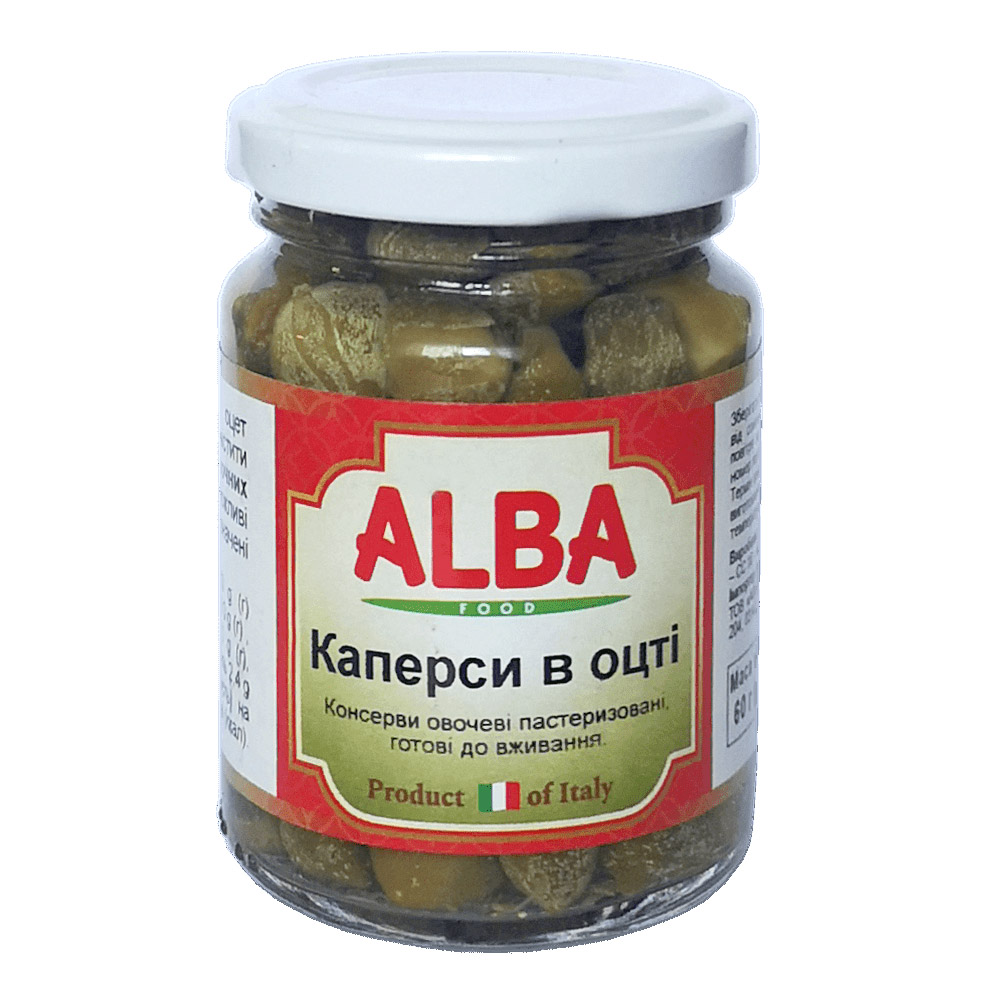 Каперси ALBA FOOD в оцті, 106 мл