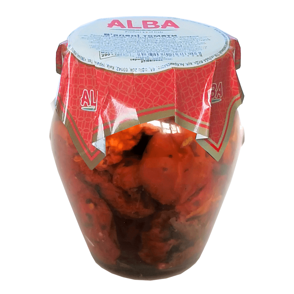 Томати ALBA FOOD в'ялені, 314мл