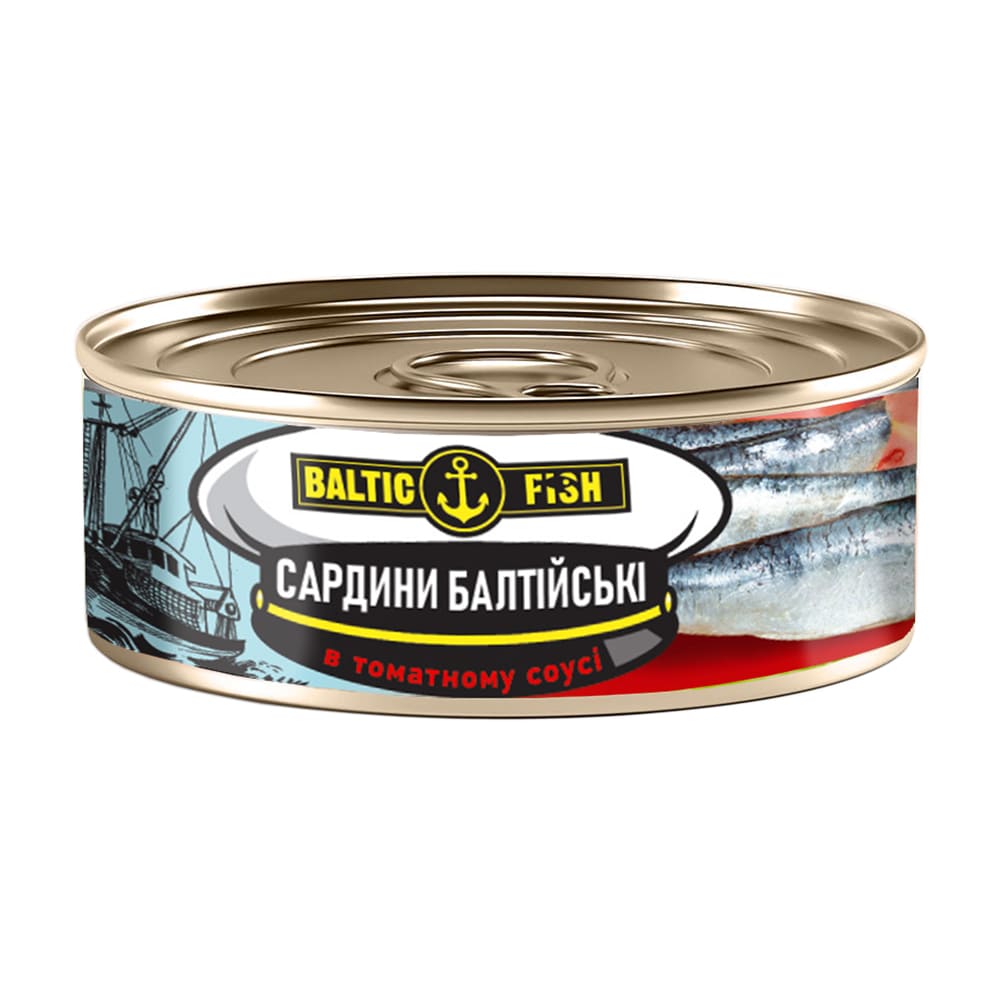 Сардини Балтійські в томатному соусі BALTIC FISH