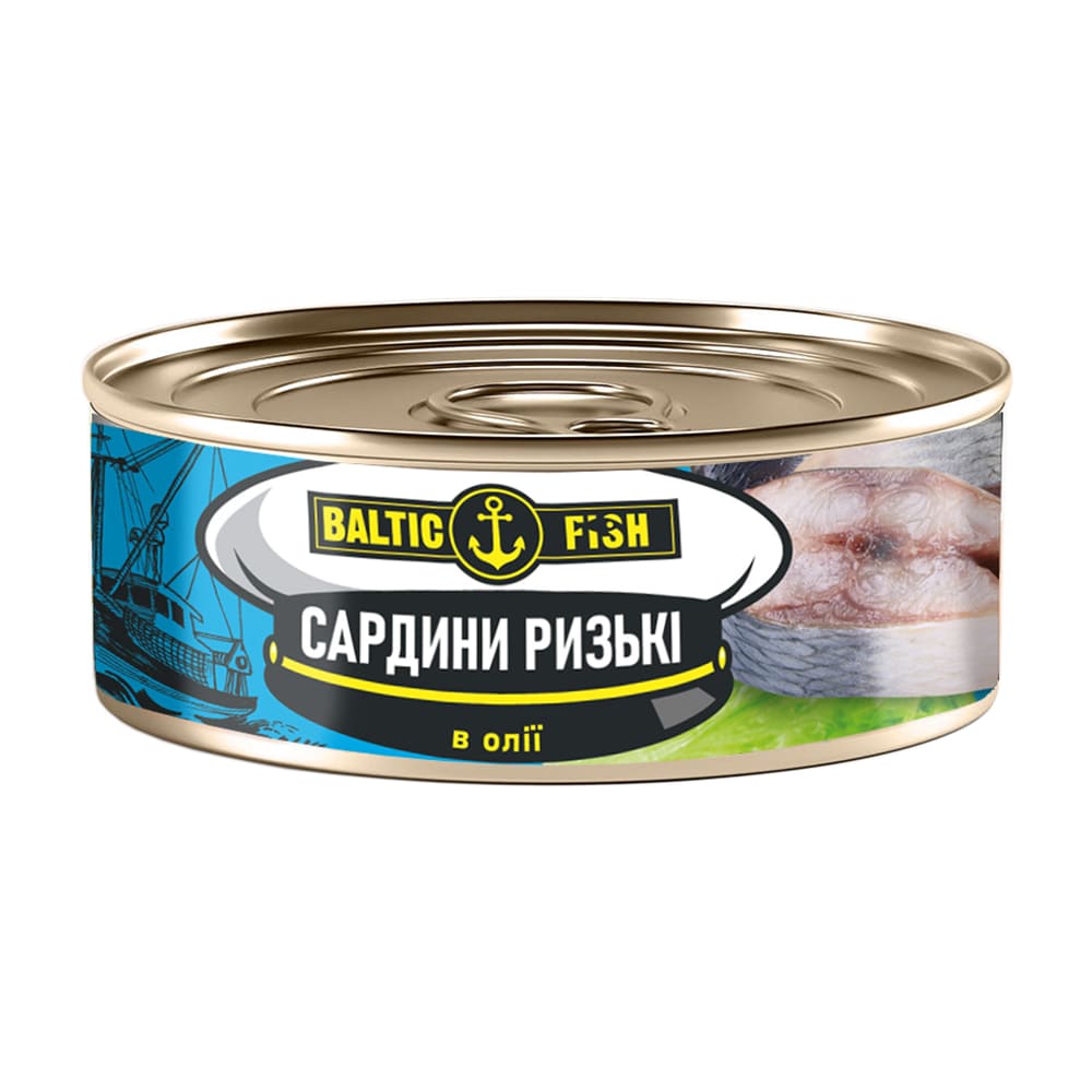 Сардини Ризькі в олії BALTIC FISH