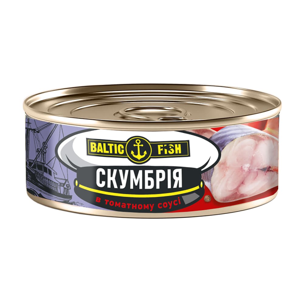 Скумбрія в томатному соусі BALTIC FISH