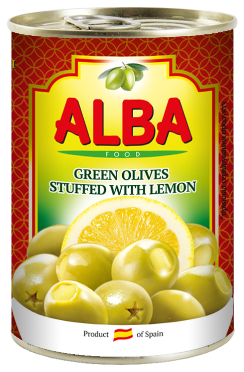 Оливки ALBA FOOD фаршировані лимоном