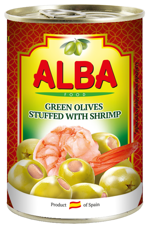 Оливки ALBA FOOD фаршировані креветкою