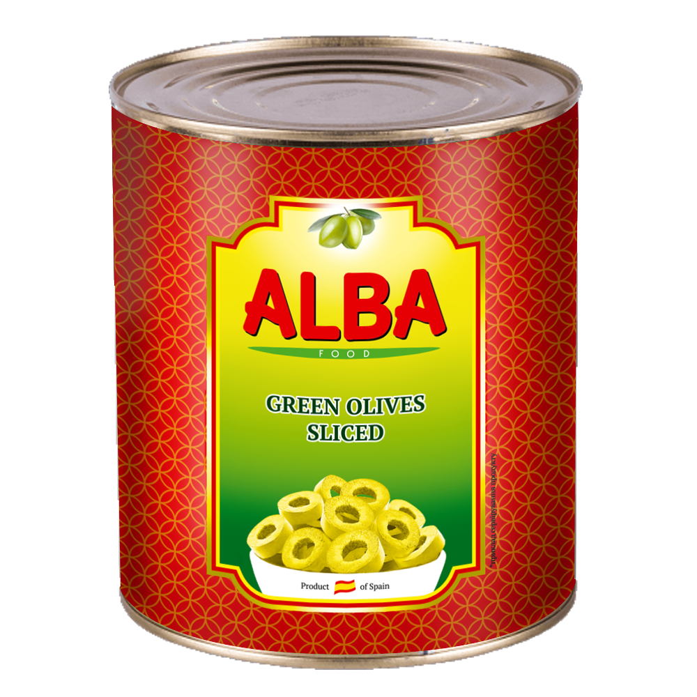 Оливки ALBA FOOD різані 3100 мл